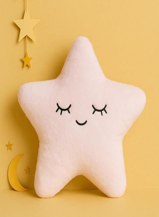 HAPPY BRO Toyes Yellow Star Pillow - Soft & Cozy Decorative Cushion for Bed, Sofa, Living Room, Nursery & Gifting - Image 2